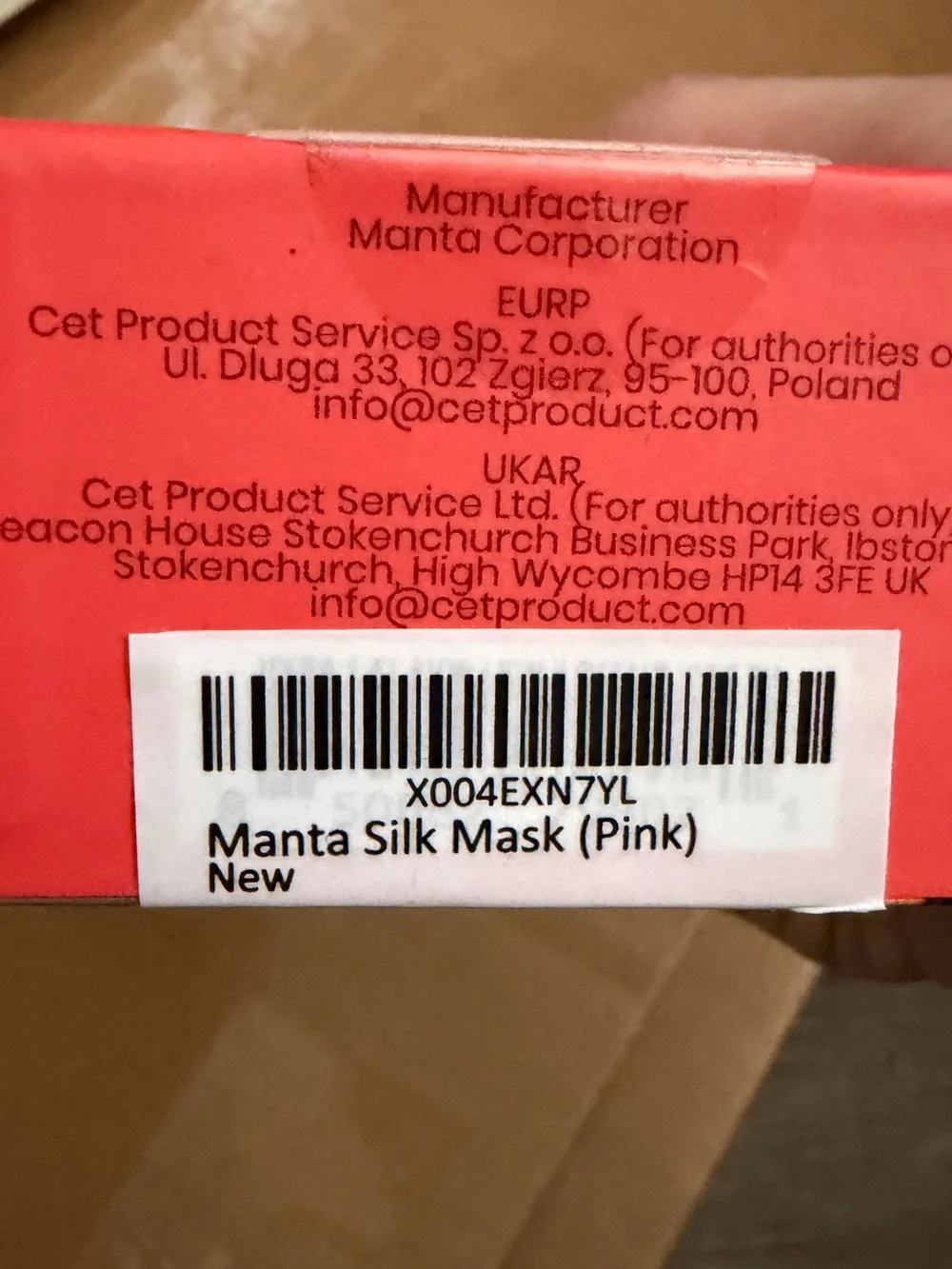 New Manta Silk Sleep Mask - 100% Blackout, Premium Silk